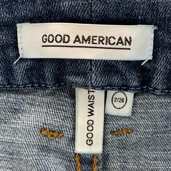Good American Good Waist Women's Skinny Jeans    -  Size:   2/26 - Picture 14 of 15